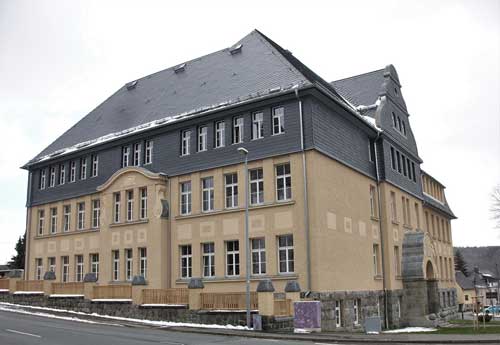 Gebäude Schillerstraße 22 in Schneeberg, neues Domizil der Bauhütte